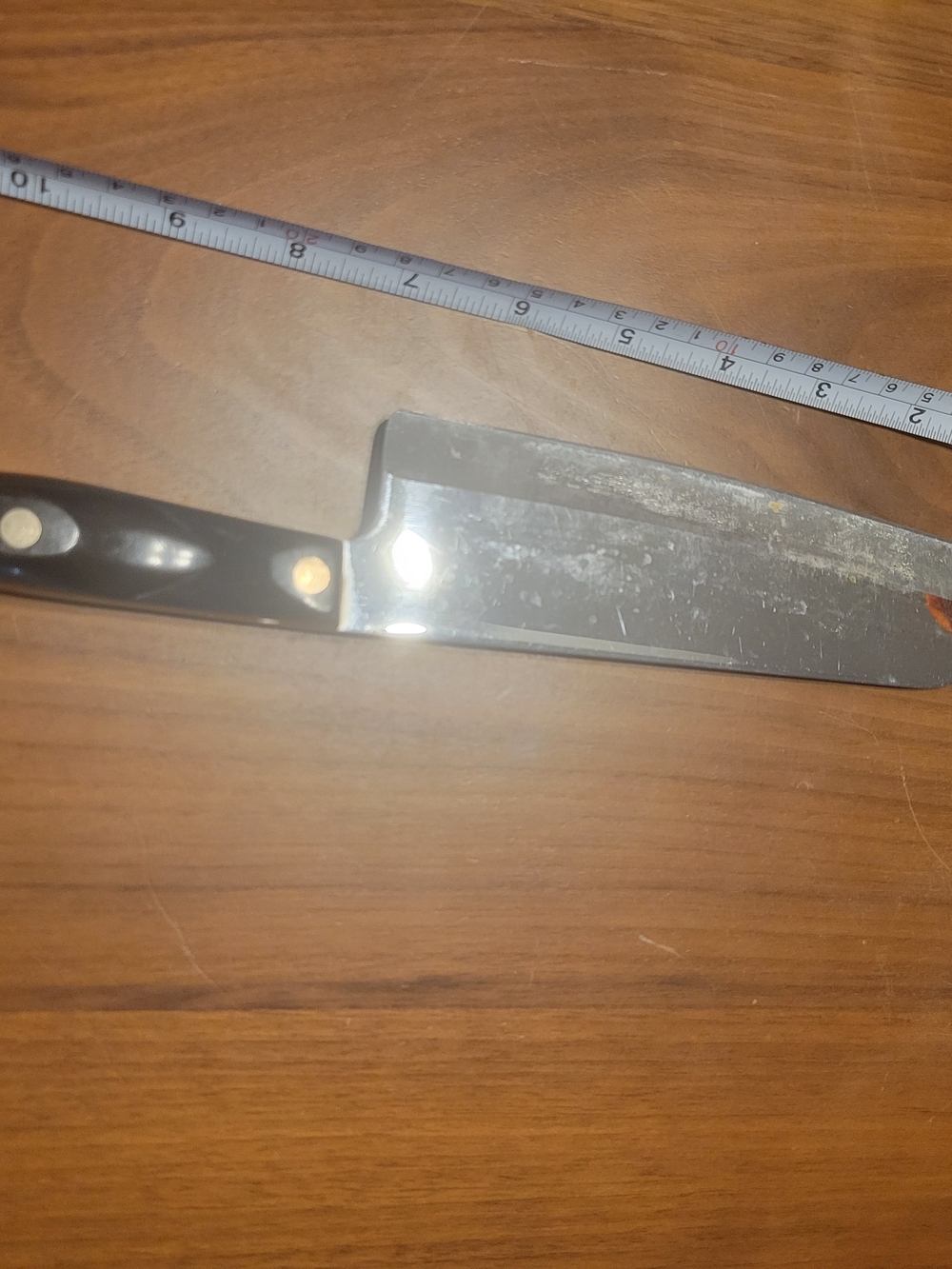 Cutco Stainless Steel Chef Knife with Black Handle